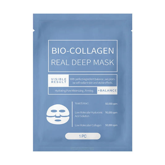 Korėjietiška gyliai drekinanti veido kaukė nuo raukšlių - Bio Collagen