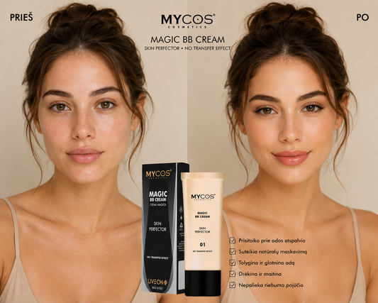 MYCOS Cosmetics „Magiškas BB kremas“