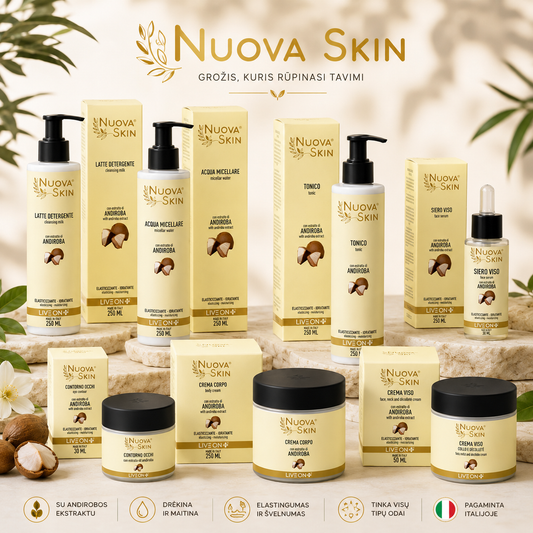 „Nuova Skin“ - Andirobos ekstraktas linija