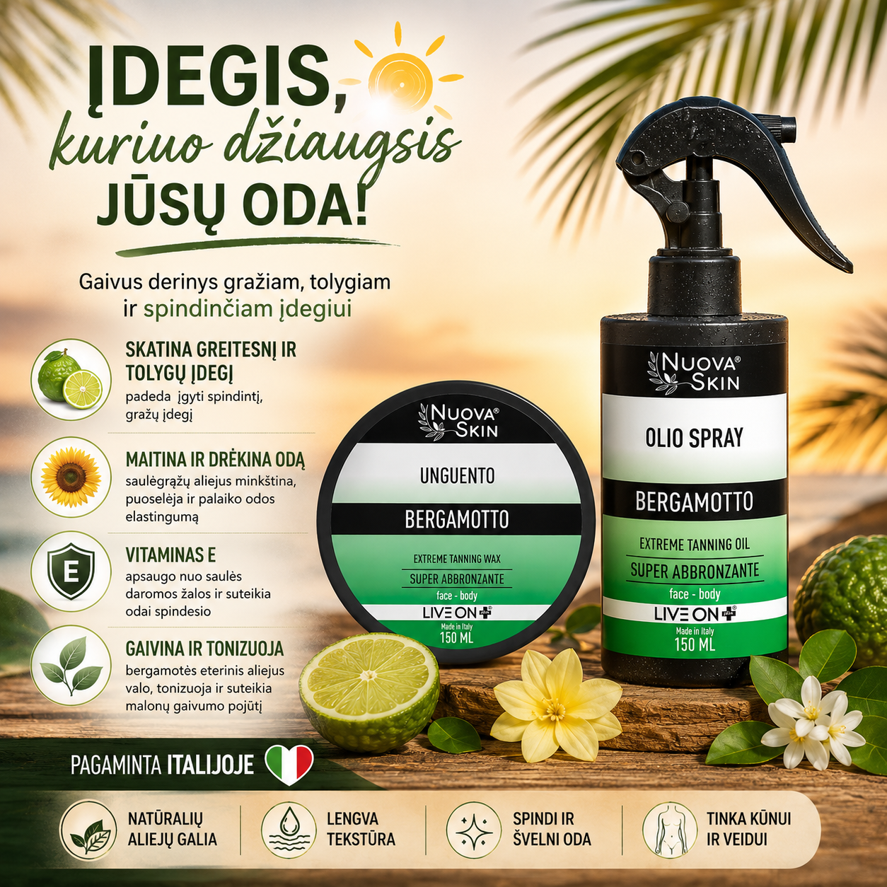 Bergamotės įdįgio kolekcija