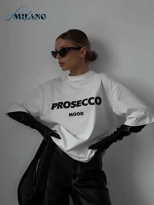Medvilninė palaidinė "Prosecco Mood"
