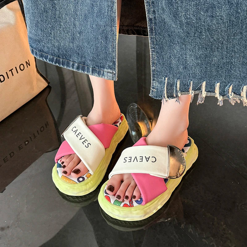 Stlingos vasarinės lauko šlepetės