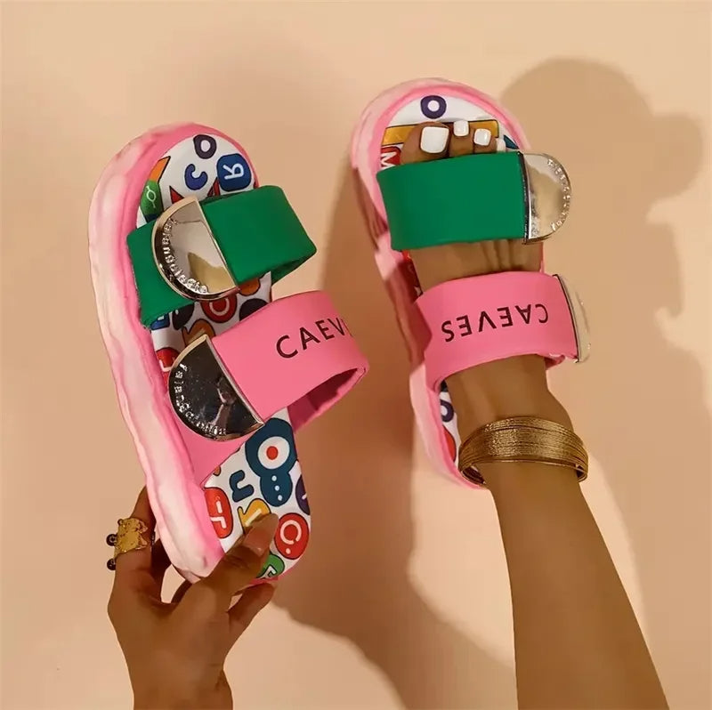 Stlingos vasarinės lauko šlepetės