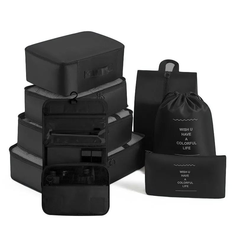 Kelioninis drabužių laikymo krepšių rinkinys