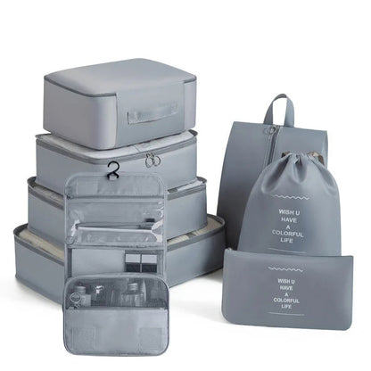 Kelioninis drabužių laikymo krepšių rinkinys