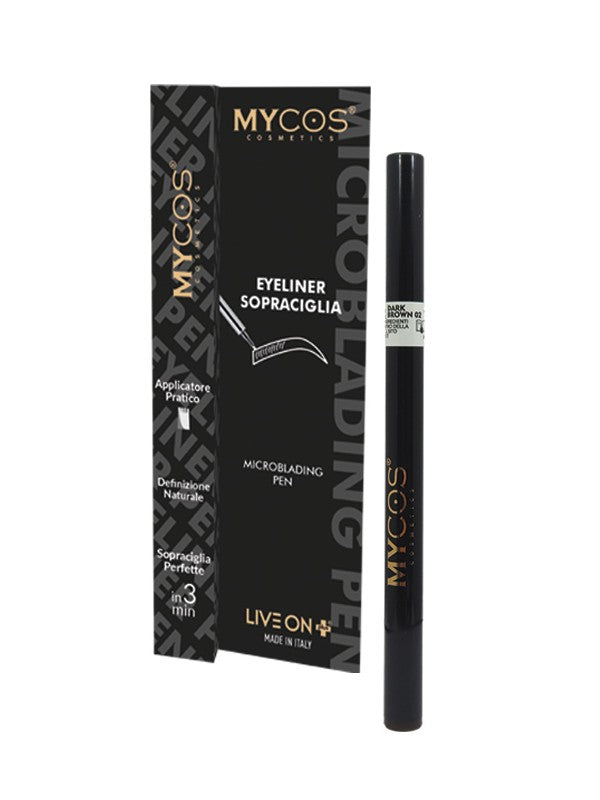 MYCOS Cosmetics „Tridente“ antakiu pieštukas – mikrobladingas