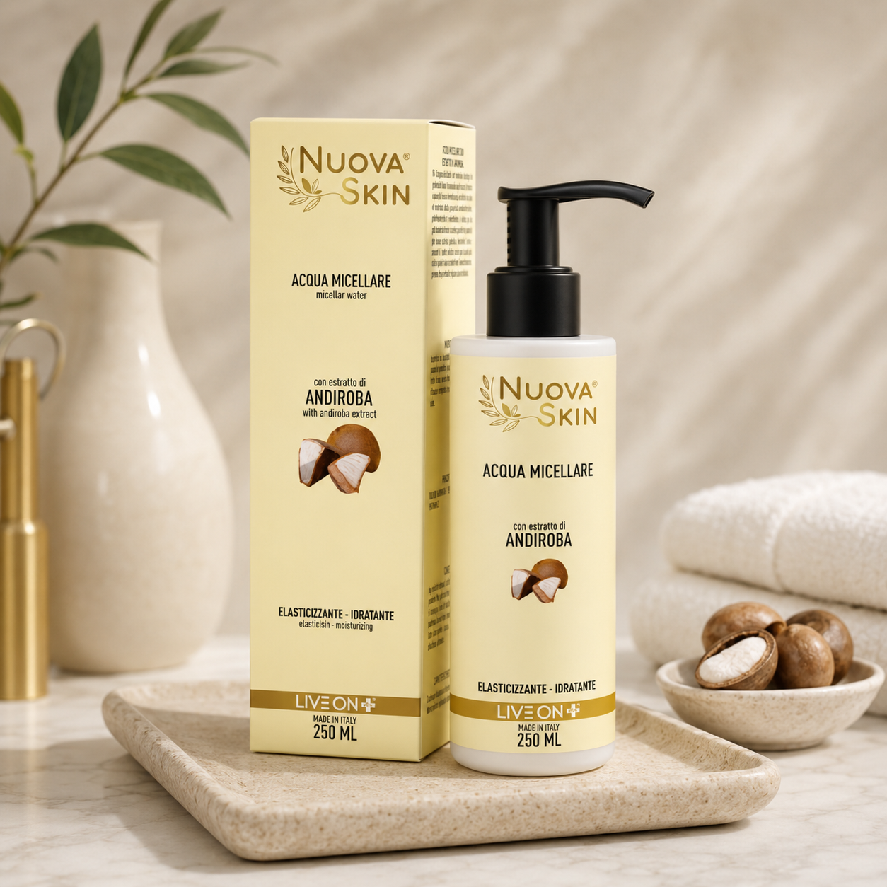 „Nuova Skin“ - Andirobos ekstraktas linija