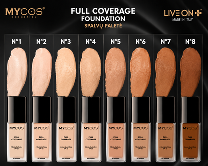 MYCOS Cosmetics Ilgai išliekantis makiažo pagrindas  su SPF25