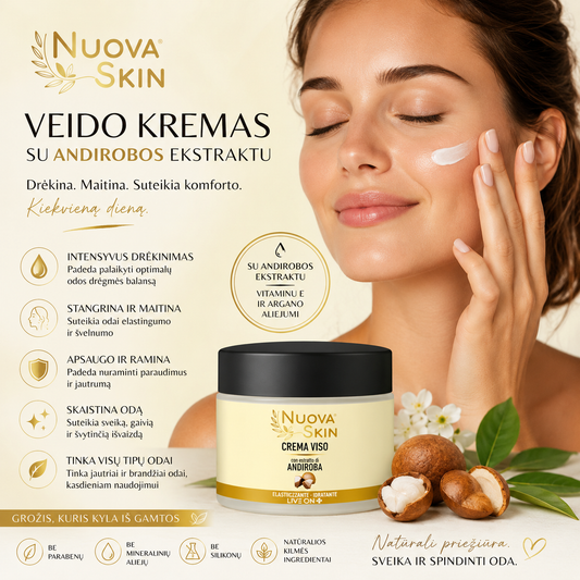 „Nuova Skin“ - Andirobos ekstraktas linija