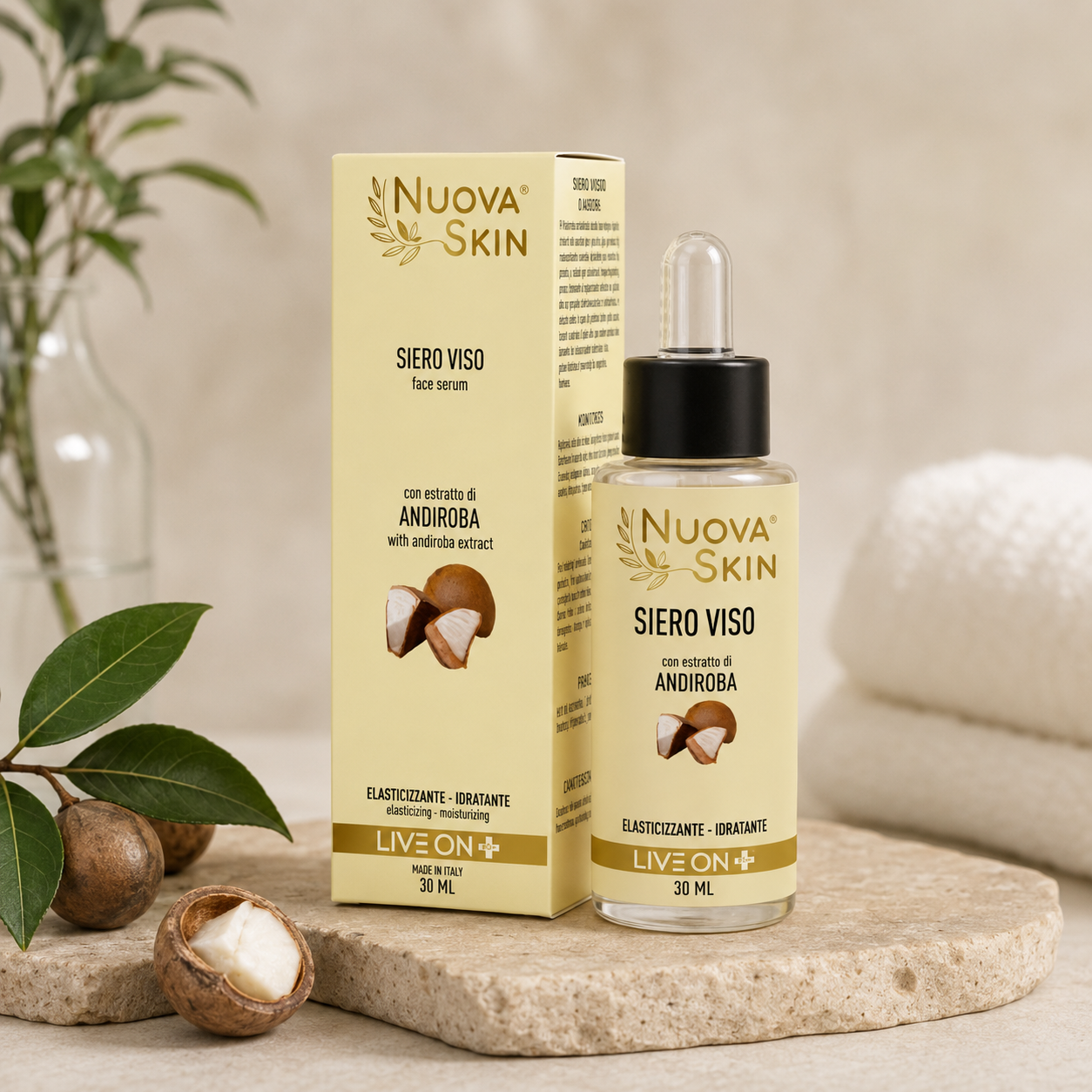 „Nuova Skin“ - Andirobos ekstraktas linija
